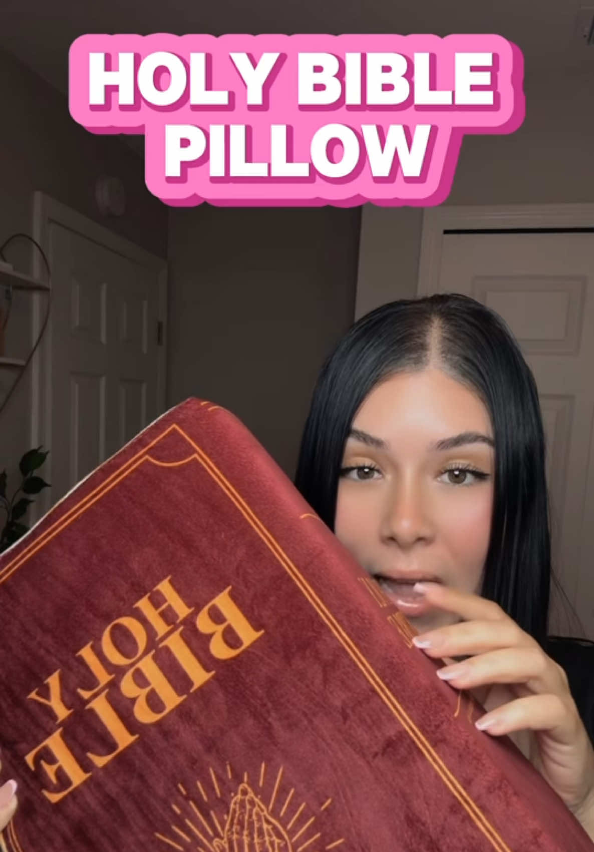 Bible pillow 📖 #christian #christiantiktok #christianhumor #christianity #christiangirl #godisgood #Love #liveforgod #faith #womanofgod #typ #foryou #foryoupage 