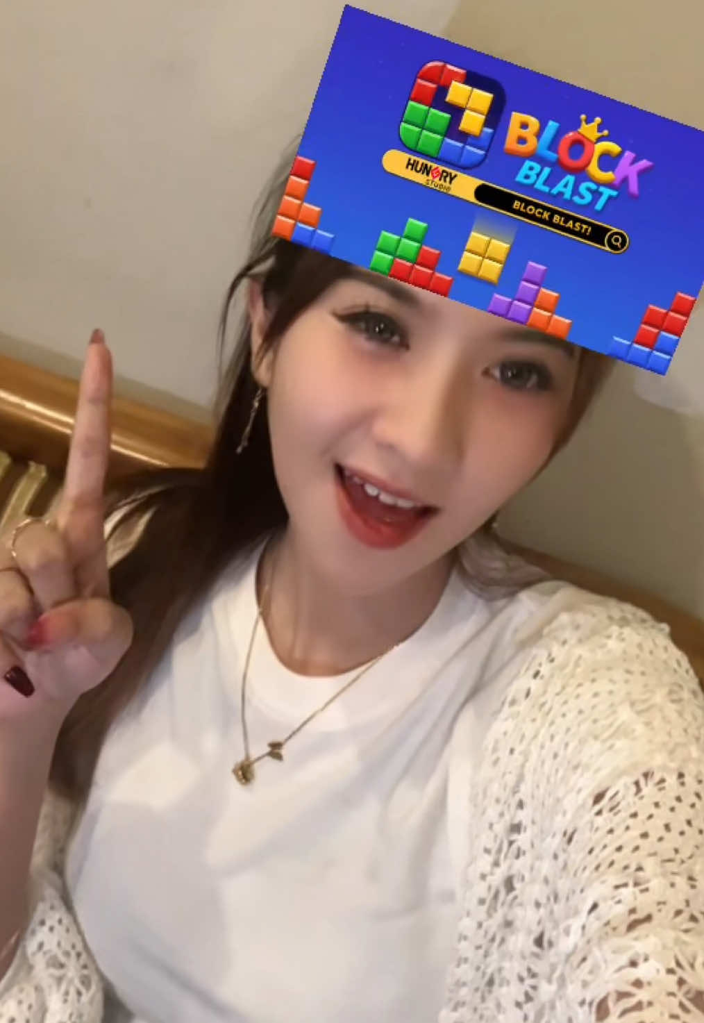 Jadi duta Block Blast🤣 #blockblast #hungrystudio #blockblastlove #fyp 