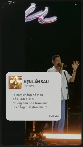 5 năm chẳng thể mau để ai đợi ai mãi… #henlansau #maydays #nhachaymoingay #indieviet #indieplaylist #nhacindie #lyrics #indiemusic #nhacchill #meindie 
