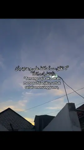 “itu janjiku kepadamu😌#syaircinta #syairarab #reminderislamic #arabicsong #fypviralシ #xbcyza 