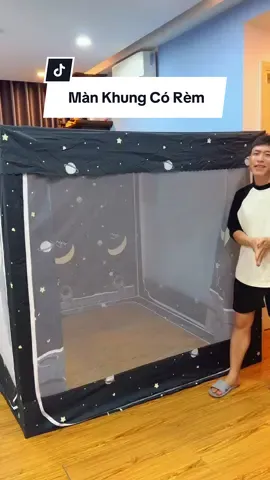Màn khung có rèm lịch sự sang trọng #haohomhinh #mankhung 