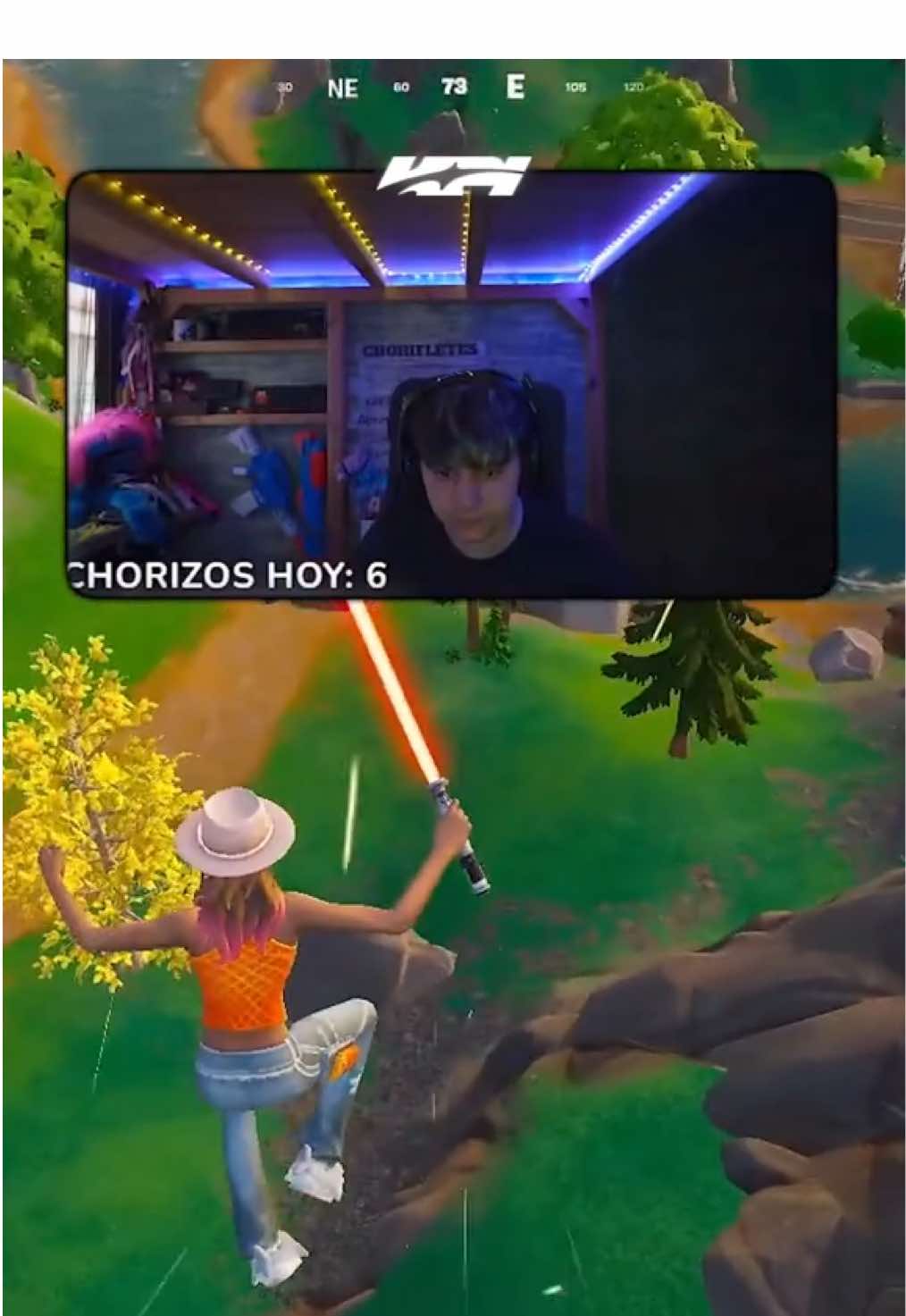 Creo que no le dió al espacio 🗣️👍🏼 #fortnite #fortniteespañol #fnclips @Chorifletes. 