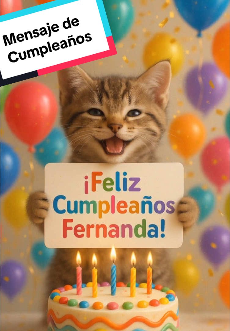 #felizcumpleaños Feliz Cumpleaños #fernanda  Lindo mensaje personalizado. Que otro nombre popular te gustaría ver en el próximo vídeo? Déjame saber en la sección de comentarios. 🥳🥳🥳🥳🥳🥳 🎉Feliz Cumpleaños 🎂Un mensaje especial para celebrar tu día🎈 Buscas un mensaje bonito y emotivo para felicitar a alguien en su cumpleaños? ❤️ Este vídeo está lleno de palabras hermosas, frases sinceras y buenos deseos que llegan directo al corazón. Ya sea para un amigo, familiar, pareja ò colega, aquí encontrarás el mensaje perfecto para alegrarle el día a esa persona especial. ❤️  📌 Incluye ✅ Frases de cumpleaños en Español  ✅ Imàgines alegres y festivas ✅ Música suave, bonita y emotiva ✅ Mensaje universal que aplica para hombres, mujeres y niños  ⭐️ Ideal para compartir por WhatsApp, redes sociales ó simplemente enviar como sorpresa virtual. 📱 No olvides suscribirte para más mensajes especiales, frases lindas y vídeos personalizados para cada ocasión. #cumpleaños #happybirthday #birthday 