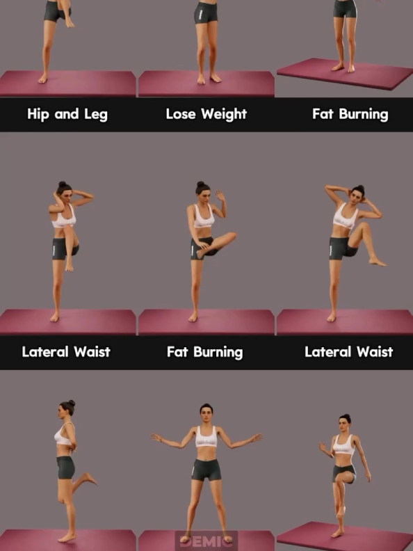 🔥 All in 1 Burn Fat Workout #Fitness #fullbodyworkout #shorts #viralshorts #trending #fyp #youtube #creatorsearchinsights 