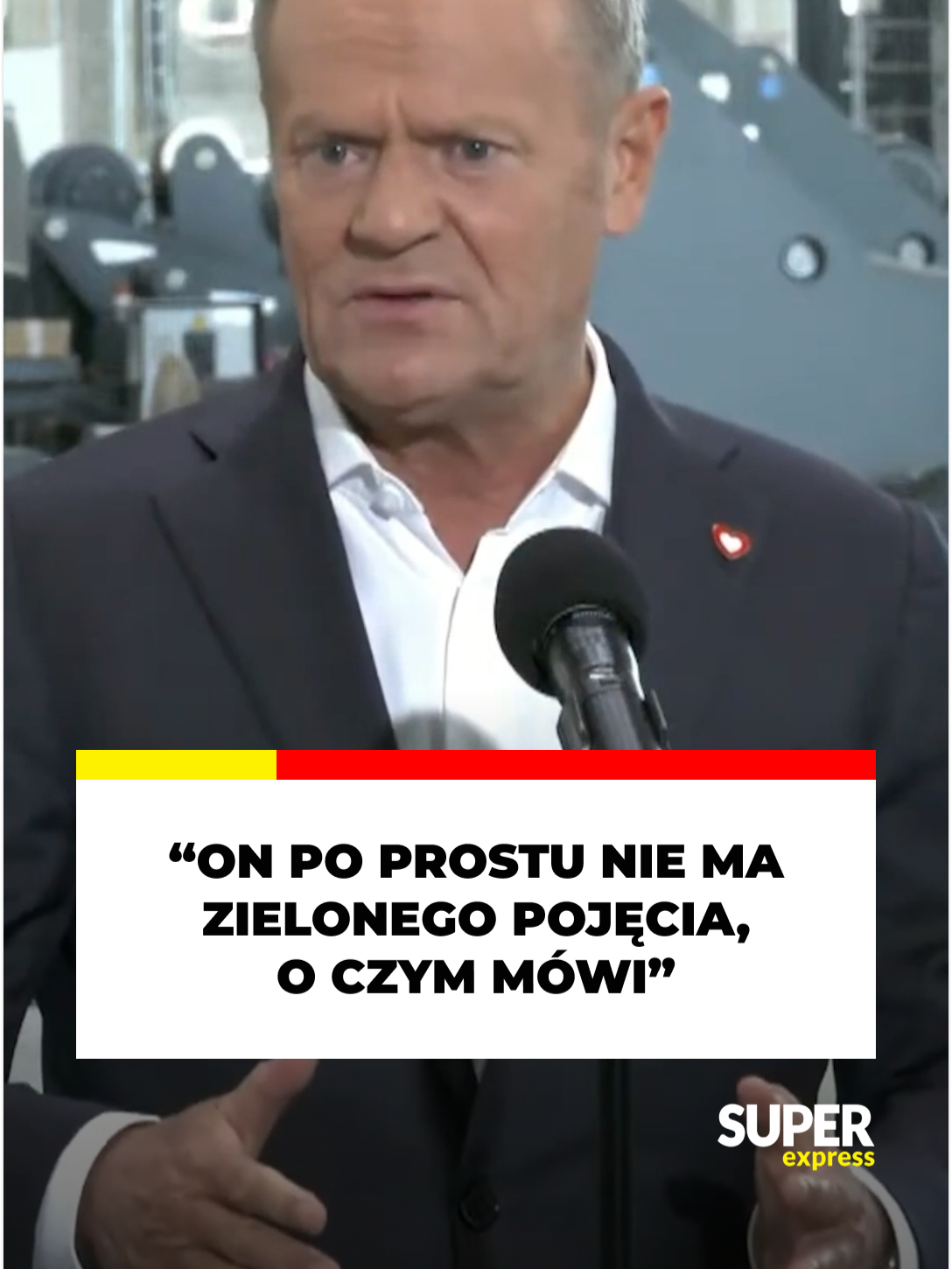 TUSK O NAWROCKIM: ON NIE MA ZIELONEGO POJĘCIA O CZYM MÓWI