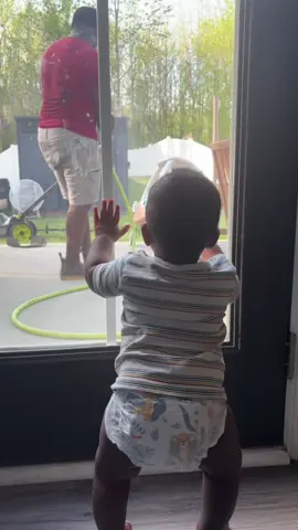 He was so unbothered at first, but the second time was too much 😭 #babiesoftiktok #funnybaby #funnybabyvideos 