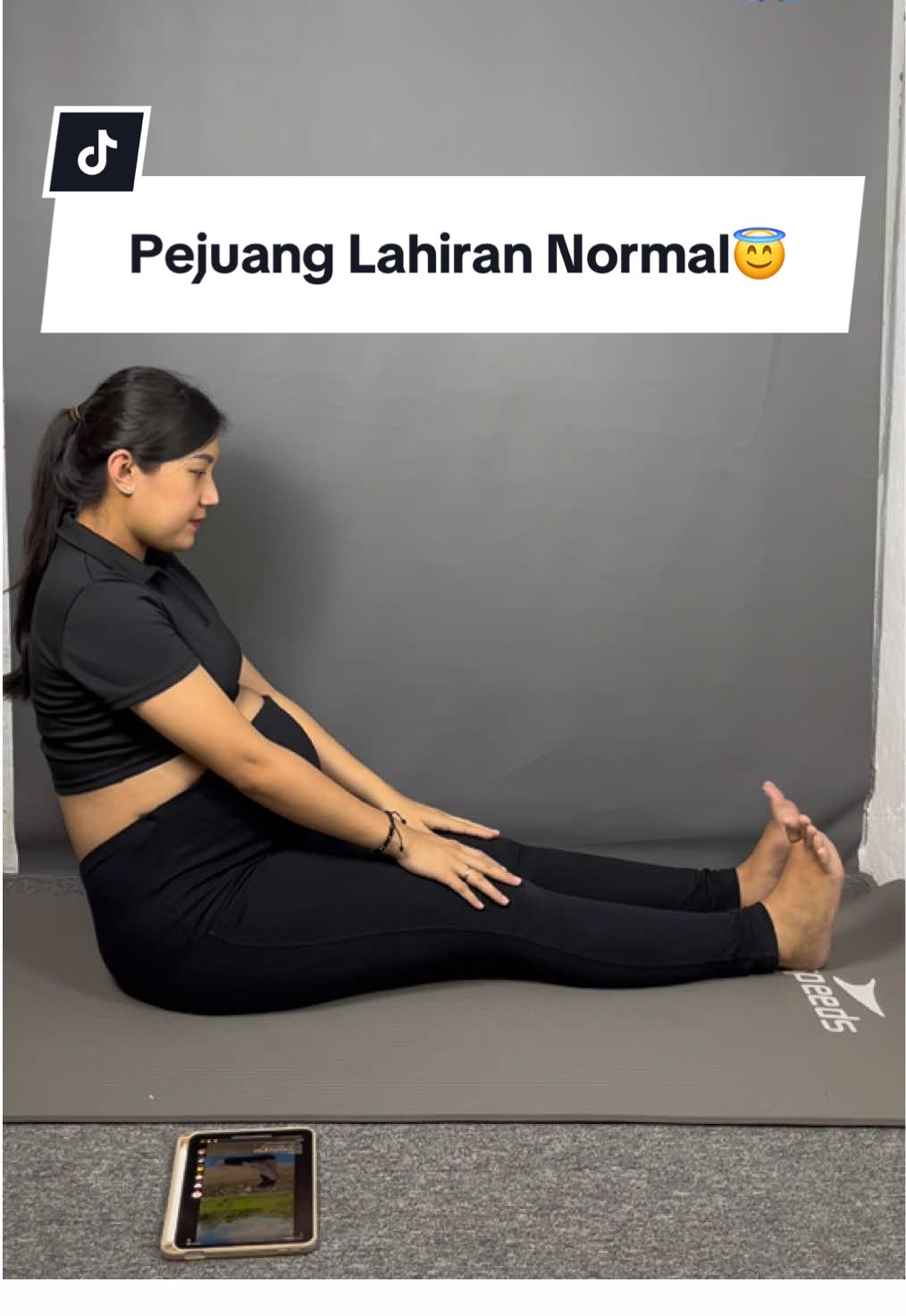 kita usahakan lahiran normal itu😇🙏 #hamil #bumil #bumilhappy #bumilsehat #bumilcantik #bumilyoga #yogabumil #yogaibuhamil 
