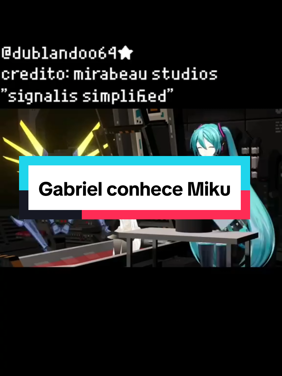 gabriel conhece miku #fandub #fandublagem #ULTRAKILL #gabrielultrakill #hatsunemiku #signalis
