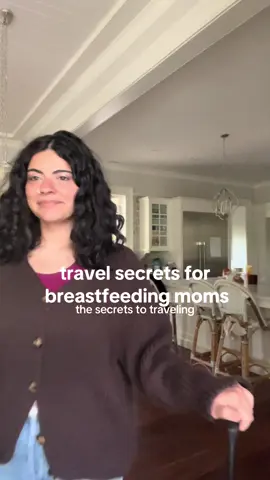 travel secrets for breastfeeding new moms whether you are traveling for work or for vacation - I honestly try and limit travel without my baby because it is a lot of work! But it is not impossible  Products used @away @BAGGU @Alaska Airlines @Stanley Brand  #travel #breastfeeding #motherhoodunfiltered #momlife #workingmom 