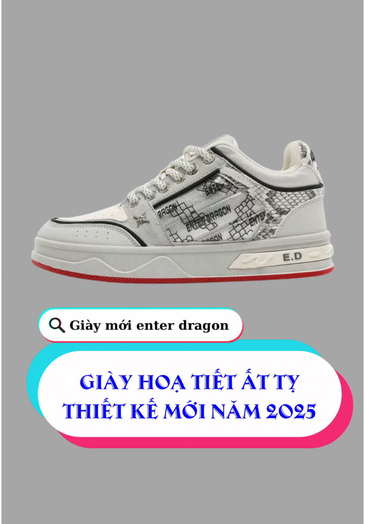 Giày nam nữ chính hãng enterdragon #tacoda #giaythethao #giaychinhhang #giaynannu #giaythethaonam #giày #enterdragon 