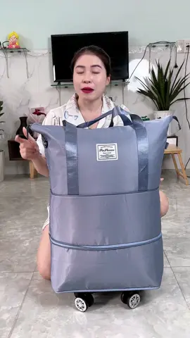 Túi du lịch 3 tầng linh hoạt có bánh xe đẩy tiện lợi đựng 20kg hành lý #huekhongcao93 #xuhuong #tiktokshop #tuidulichgapgon #tuidulichcobanhxe #tuidulich3tangbanhxe 