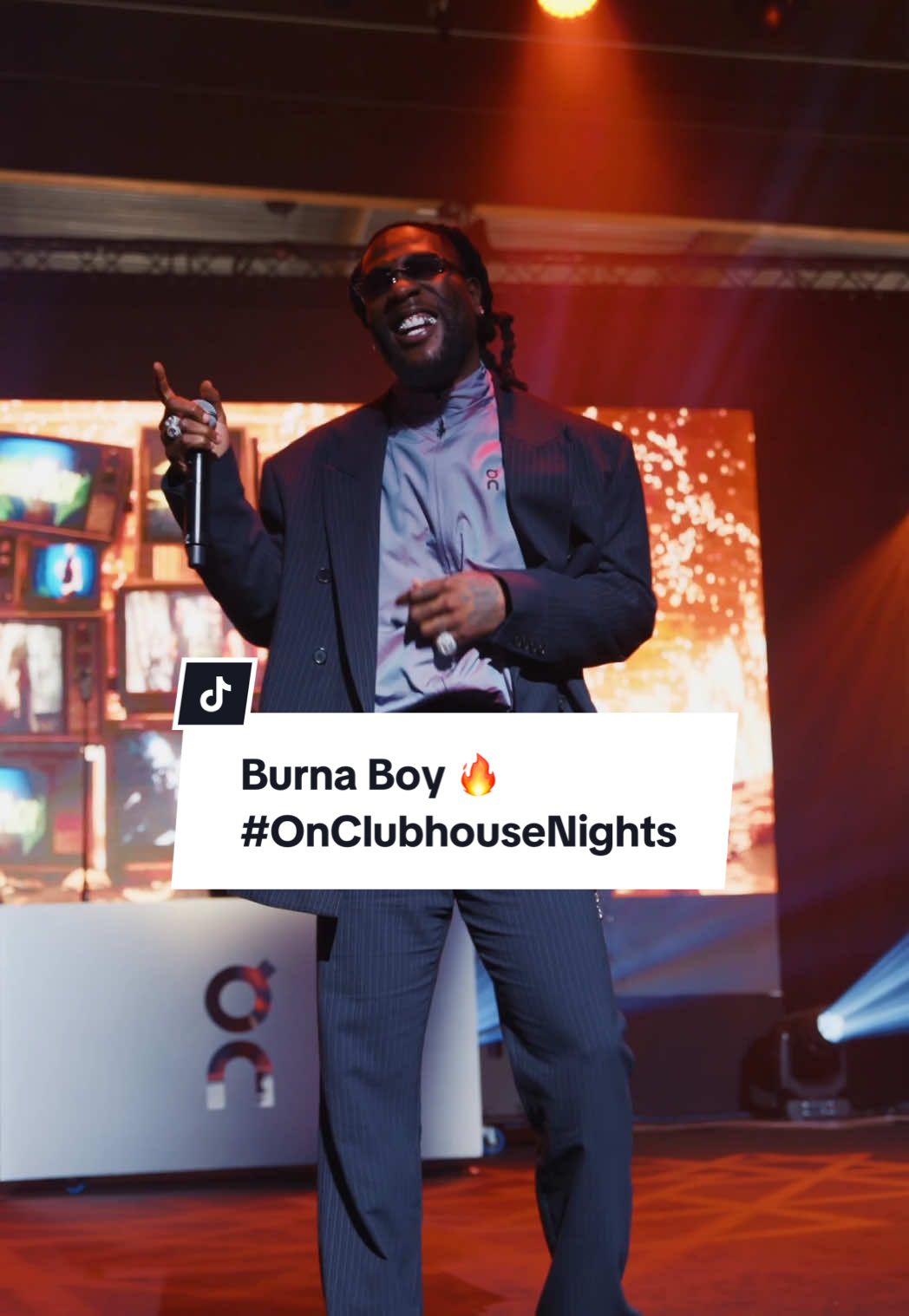 A surprise drop-in from @Burna Boy? Yeah, that happened. #OnClubhouseNights turned the energy ALL THE WAY UP!🔋  #DreamOn