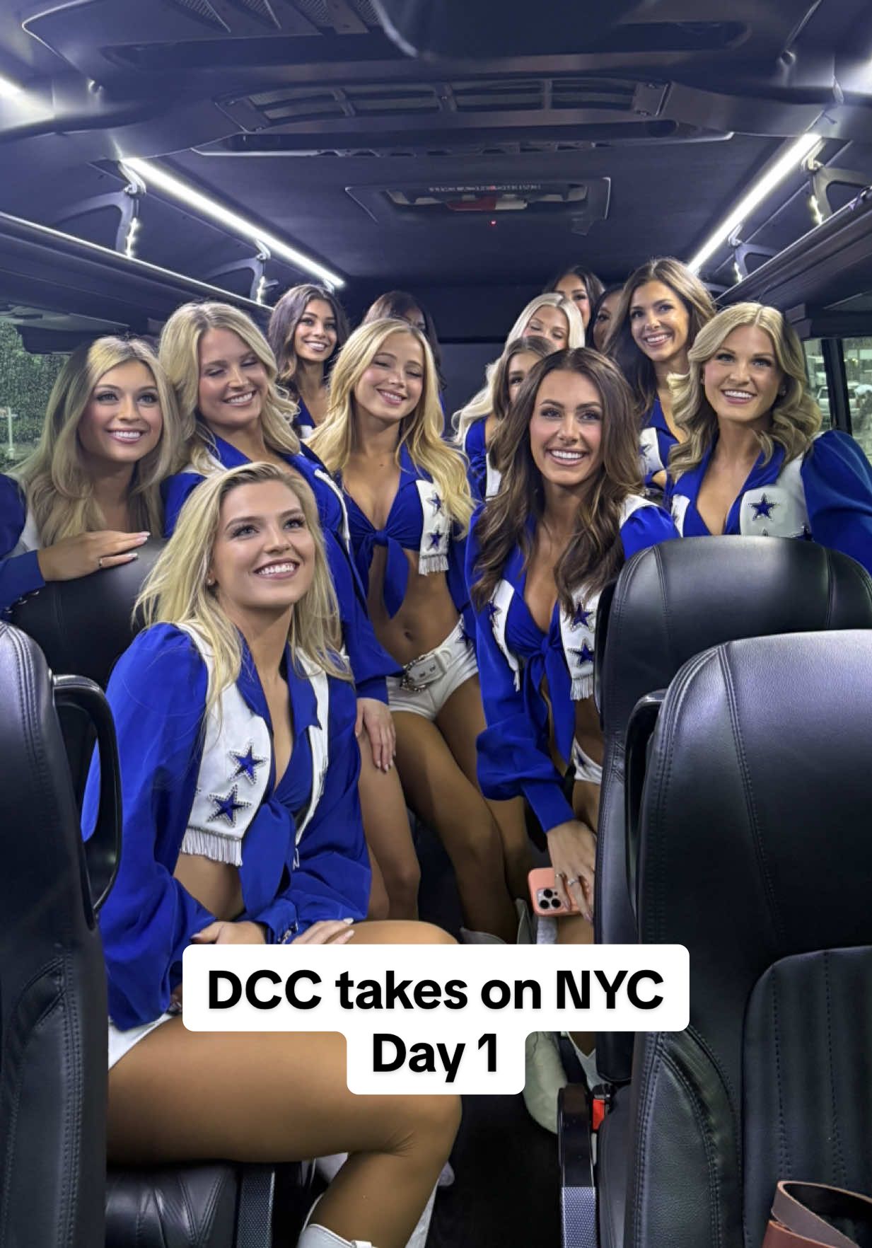 First time in NYC and I got to do it with Netflix and the Dallas Cowboys Cheerleaders 🤩  Stay tuned for more!  #dcc #nyc #travelwithme #diml #fyp 