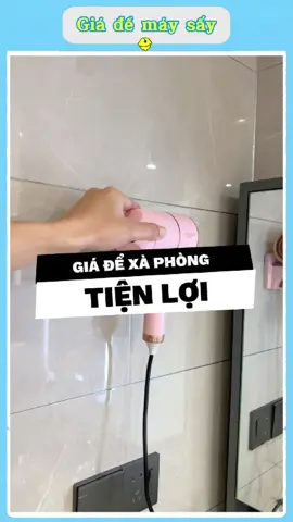💡 Gắn giá đỡ máy sấy trong nhà tắm – Rảnh tay, tiện lợi hơn bao giờ hết! #giadomaysay #duyne0710 #giadungtienich #giadungthongminh #xuhuong