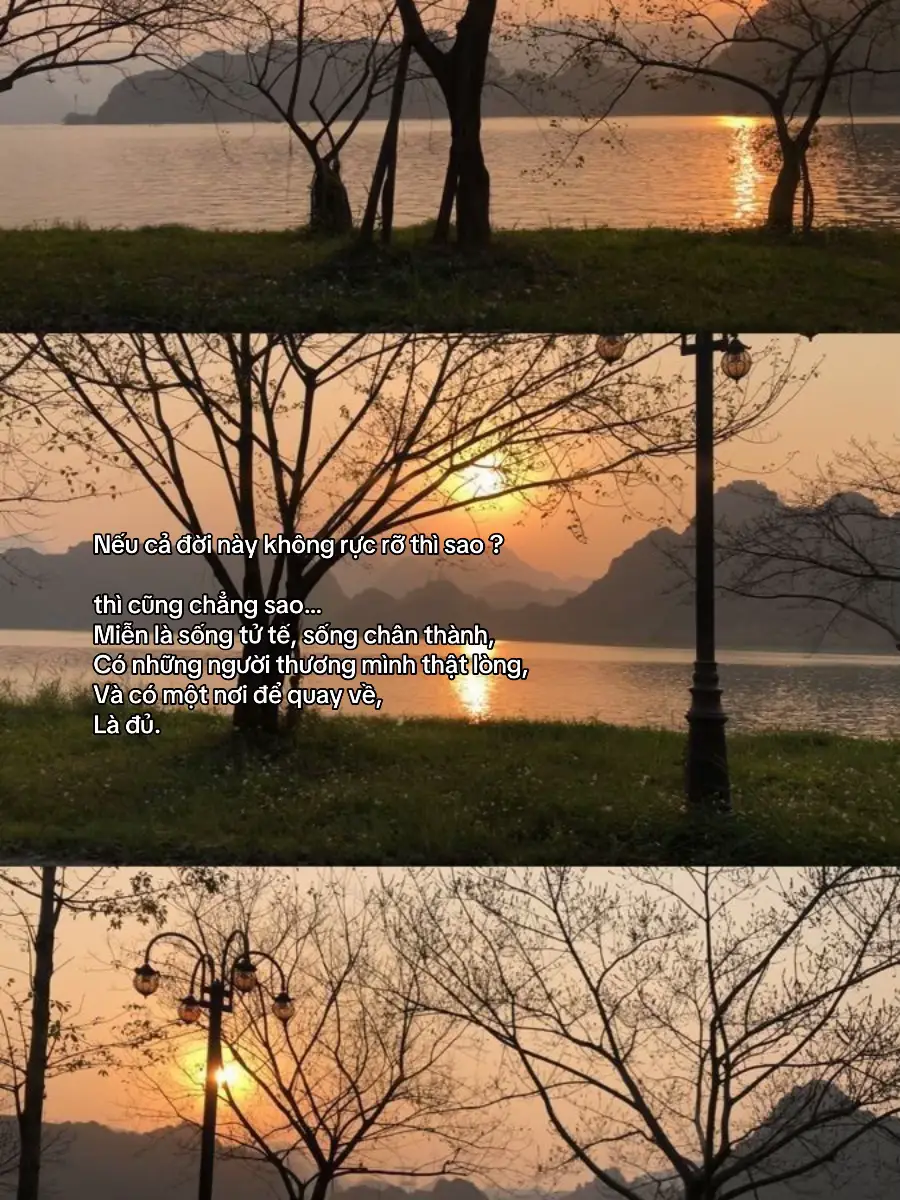 thì cũng chẳng sao… Miễn là sống tử tế, sống chân thành, Có những người thương mình thật lòng, Và có một nơi để quay về, Là đủ.#21th4kebannghe#yfpシforyou #21th4 