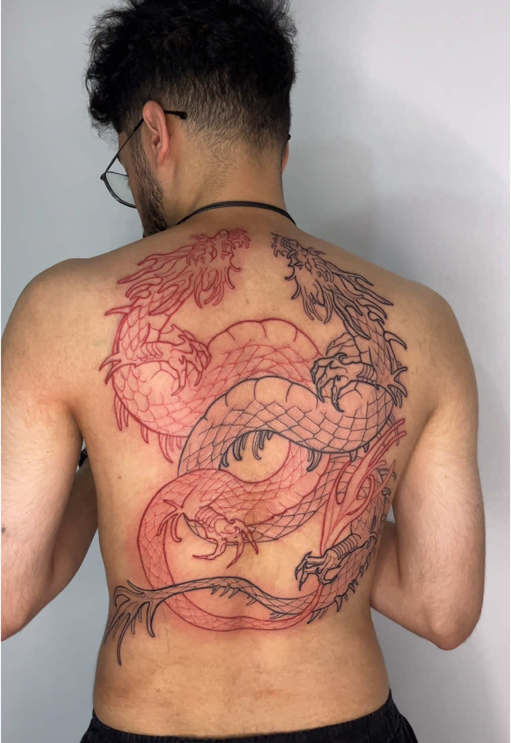 dificil acreditar que essa foi a PRIMEIRA tattoo dele  #tattoo #tatuagemguarulhos #foryou #tattoodragao 