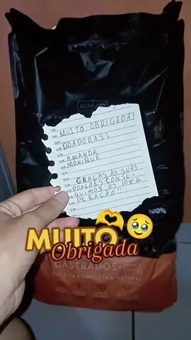 MUITO OBRIGADA!!❤️ OBS: Esses 10kg dura apenas por uns 9 dias (no máximo). Os 17 gatinhos comem duas vezes ao dia (de manhã e de noite). Como são 17 gatos não tem como durar por mais dias. SE DESEJAR CONTINUAR NOS AJUDANDO ESSE É O NOSSO P|X: abeacavalcante15@gmail.com #ajudeoproximo #ajude #gatos #resgateanimal #naomaltrateosanimais #naoabandoneosanimais #protejaosanimais #ajudem #osaminaismerecemrespeito #osaminaismerecemviver  #osanimaispedemsocorro #osanimaispedemsocorro #osanimais