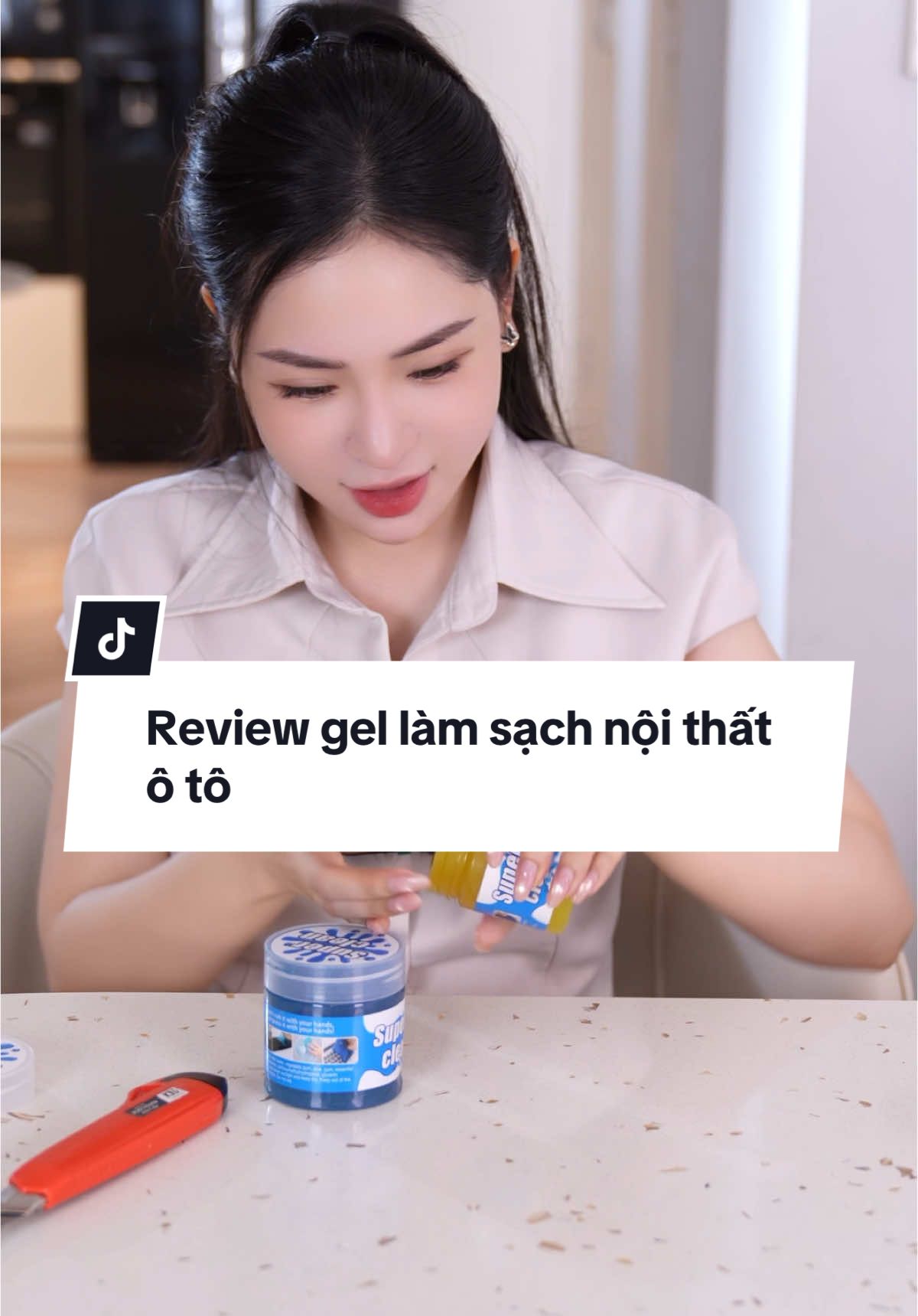Review gel làm sạch nội thất ô tô có hiệu quả như quảng cáo?#tranganna #review #xuhuong #gellamsachnoithatoto 