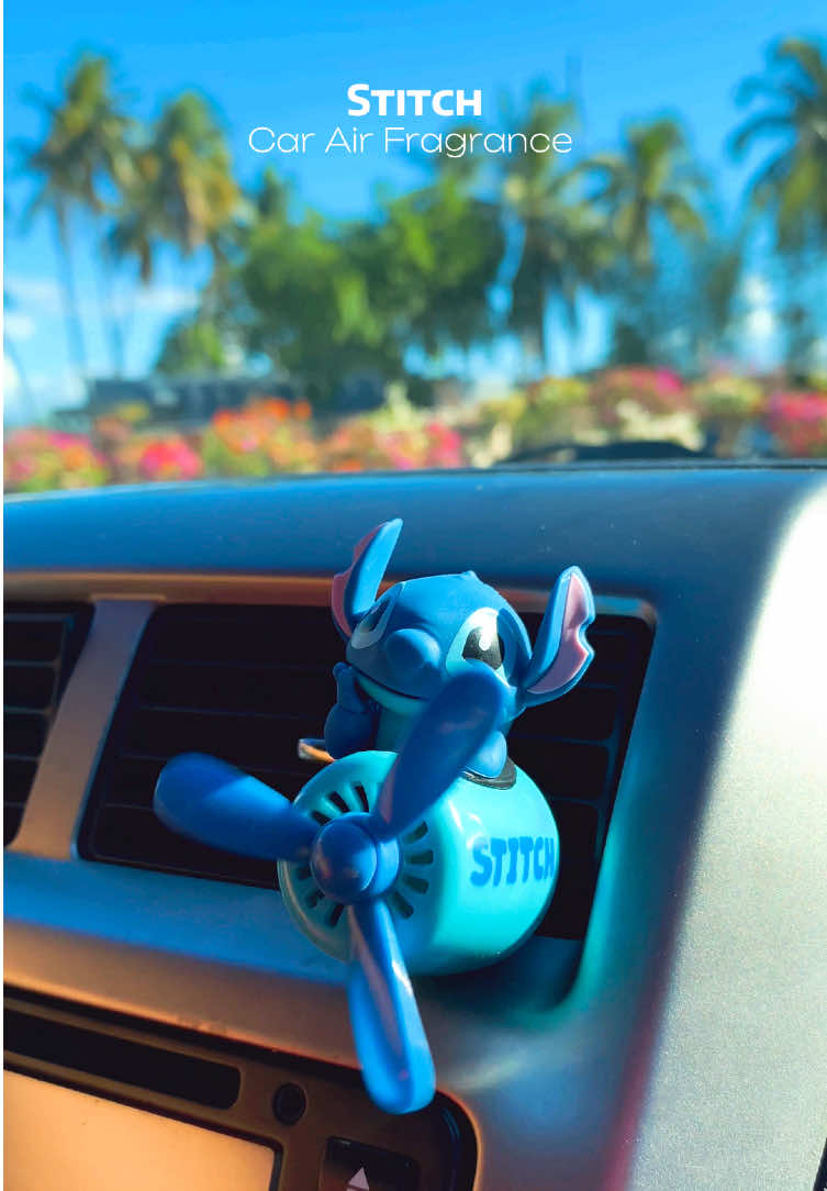 Car Air Fragrance Rotating Propeller Outlet Cute Cartoon Stitch Vent Perfume Diffuser Auto Accessories #caraccessories #carperfume #airfragrance #liloandstitch #stitch #carfreshener #carairfreshener 