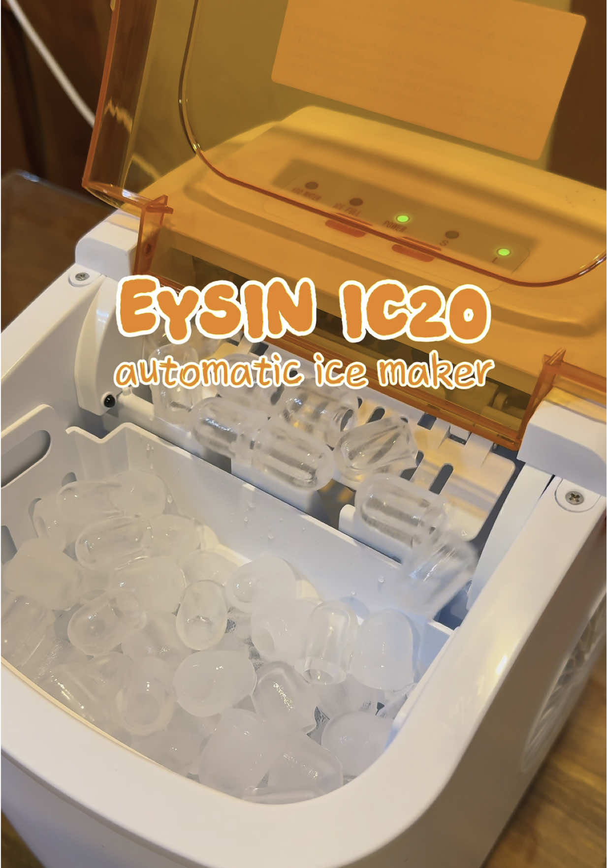 @EYSIN Official Mall  EYSIN IC20-Portable Ice Maker HINDI NA KELANGAN MAGHINTAY NG MAGDAMAGAN 😍.. #Eysin #Eysinicemaker #icemaker #IC20 #coolday #icedwater #eysinph #homeappliances #CoolSummerLifestyle