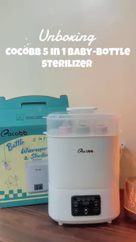 COCOBB 5-in-1 Baby Bottle Sterilizer and Milk Heater #babybottlesterilizeranddryer #mommyfindsph #fyp 