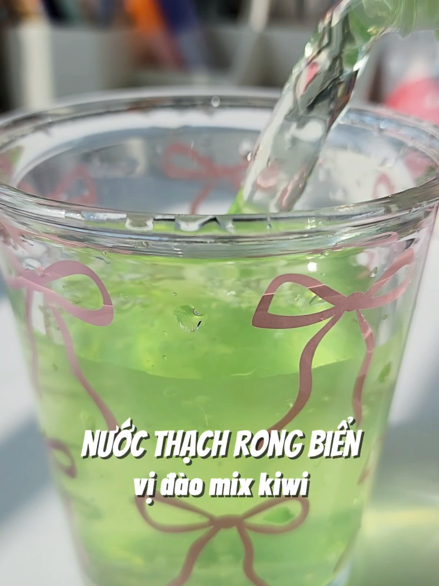 Nước giải khát rong biển Long Hải mix thạch mềm mịn #nuocgiaikhat #nuocrongbien #longhai #thachlonghai 
