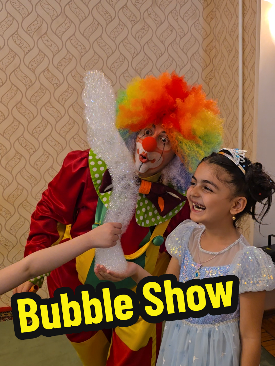 Bubble Show ☺️ #funny #Love #kids 