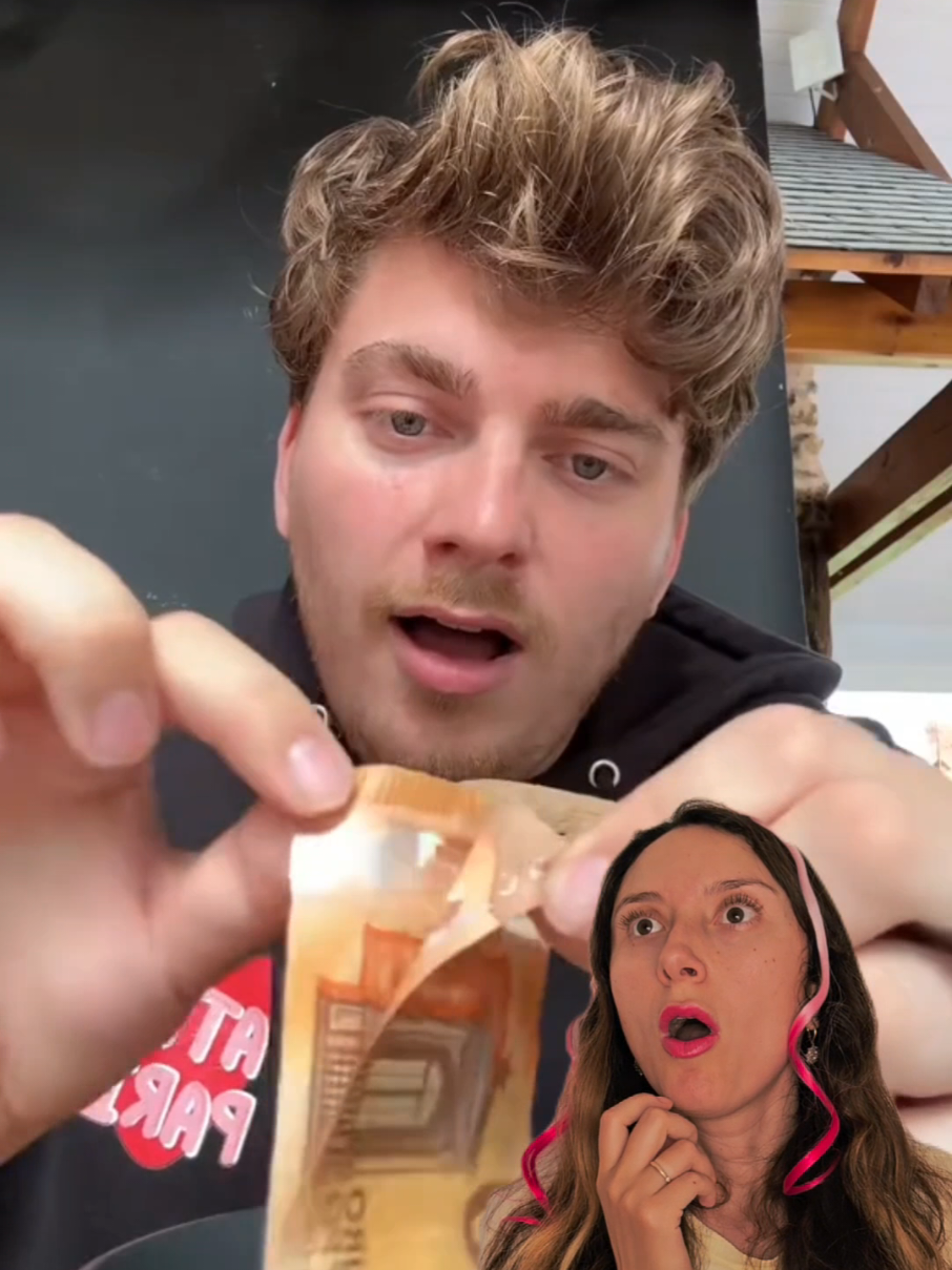 Is this possible or not)? #LifeHack #hacks #money #50euros #euros 