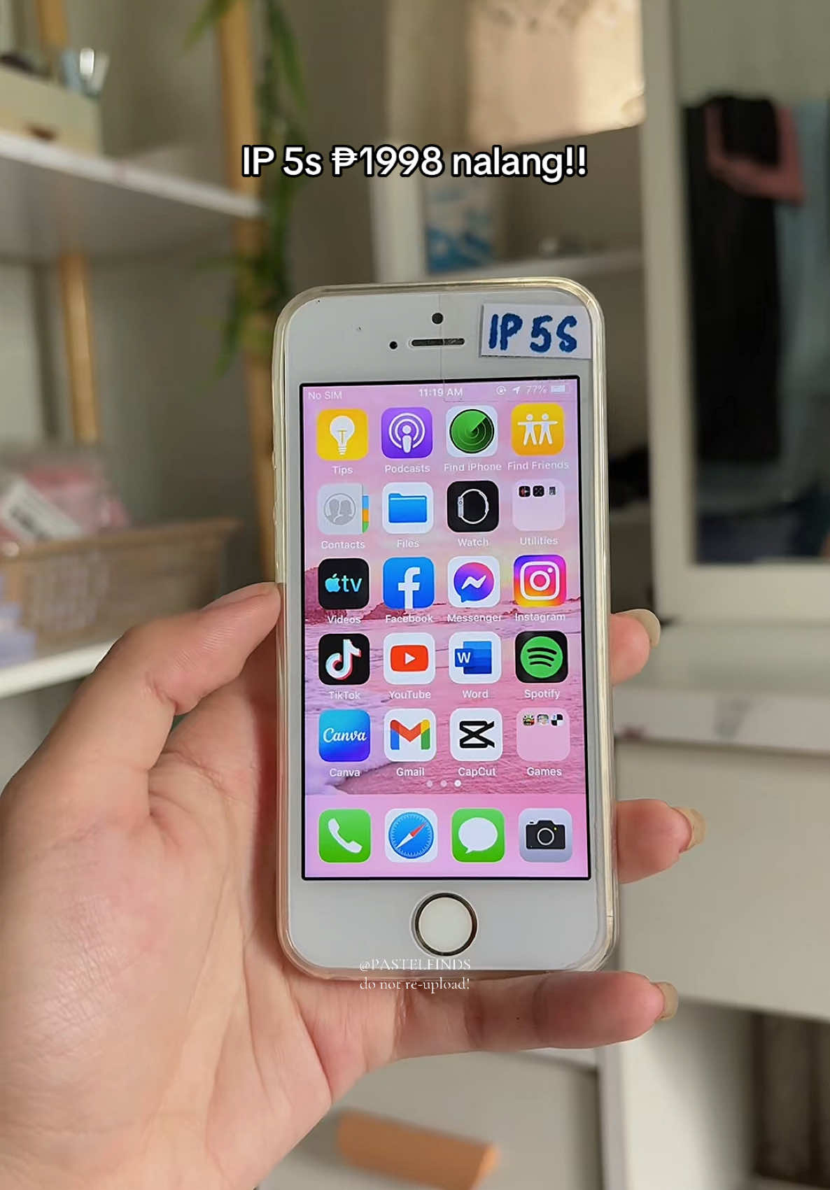 grabe napakamura nalang!! version 12 na yan kaya makakapag dl ng other apps!💘 #ip5s #5s #legitiphoneseller #originaliphone #fyp #5s #iphone 