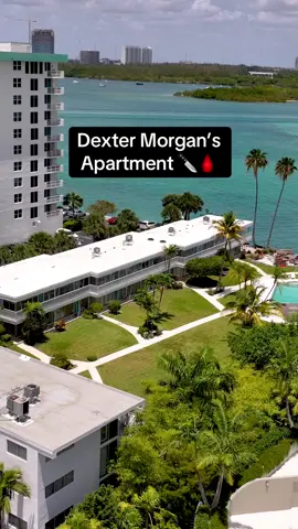 Aerial view of Bay Harbor Club Complex in Bay Harbor Islands, Miami Beach, Florida, aka #DexterMorgan ‘s apartment 🔪🩸 If you’ve ever seen the show or are a fan of it, you know exactly what this place is! Home of the “Bay Harbor Butcher” & all the blood slides 😆 while in Miami I figured I’d see what the place looks like in 2025 Based off the 2004 novel “Darkly Dreaming Dexter” by Jeff Lindsay, the show originally took place from 2006-2013 & has since become a cult classic. Certainly one of my favorite shows of all time 🔥 I can only imagine how the folks who live here and/or work here feel when fans try to come by to see what the place looks like 😭 I just couldn’t pass up the opportunity to see for myself.  #miami #dexter #bayharborislands #dextersapartment #dronereels #dronevideo #miamifl #miamiflorida
