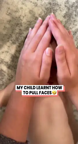 Bless them! 🥺 @leahbmanu #fyp #MomsofTikTok #funnytiktok #babysoftiktok  My child learnt how to pull faces