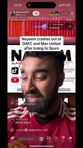 Spurs vs Man United 1-0 Nayeem crashes out at DAFC #fyp #nutd #morley #thumbaldinho #thumbaldinhotreeai #manunited #spurs #nayeemutd 