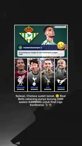BETIS IKUT IKUTAN MASANG LOGO BURUNG😭🫵#fyp #realbetis #betis #antony #antonysantos #liverpool #tottenhamhotspur #crystalpalace #newcastleunited 