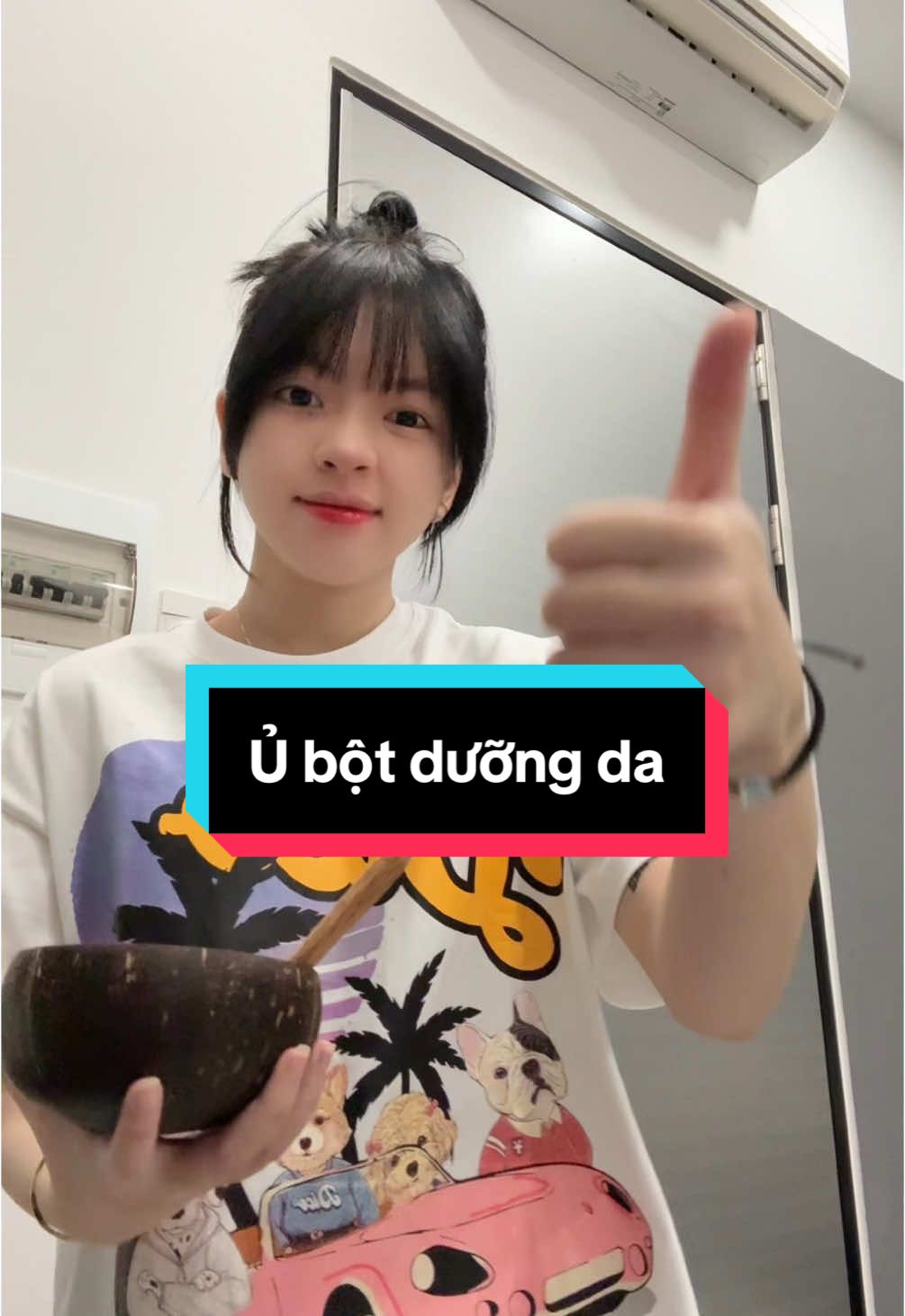 Ủ bột dưỡng da siu trắng lun á nha 😝 #chusocnauonao #obaxua #duongda 