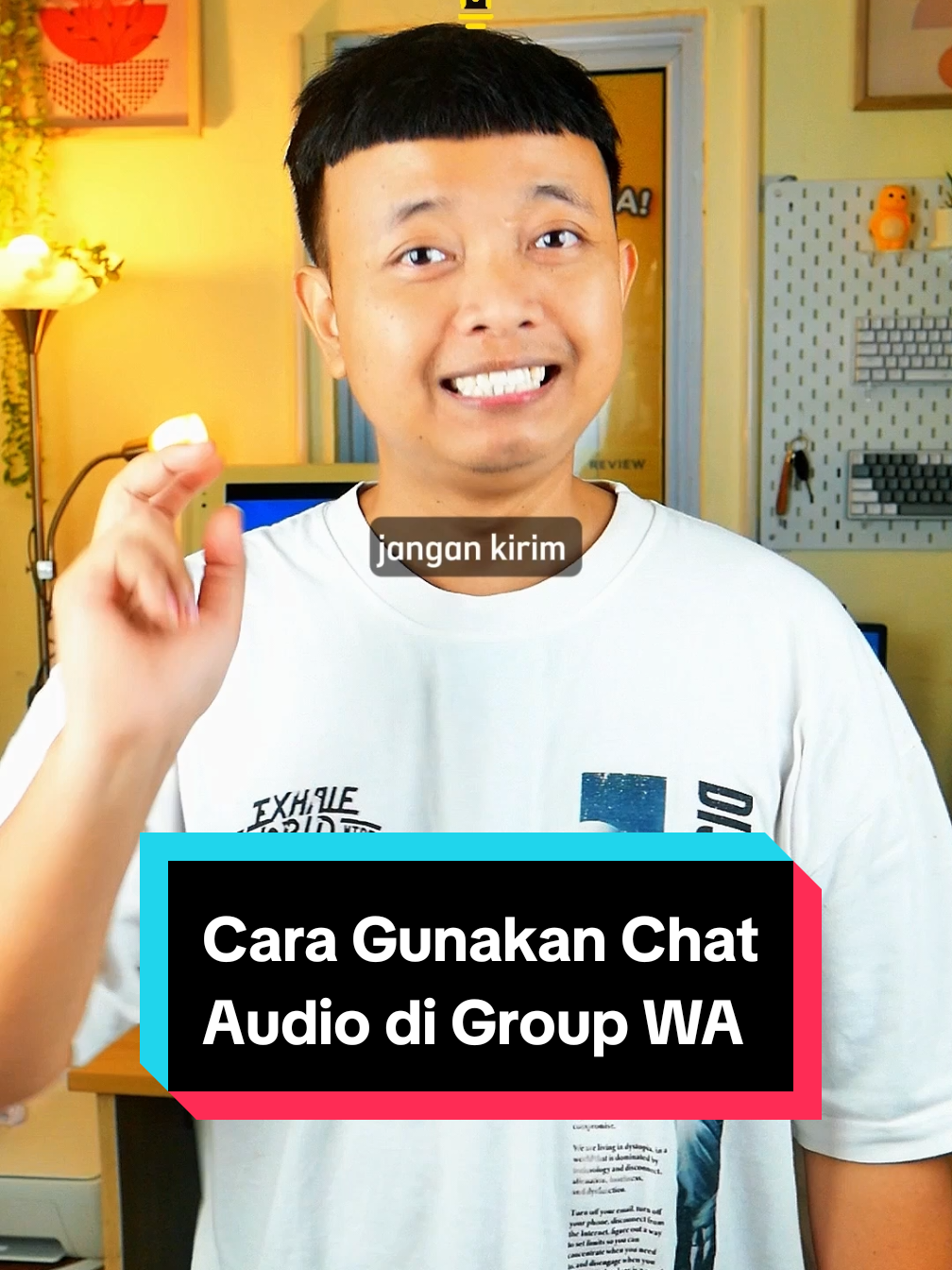 Tutorial cara gunakan fitur baru chat audio di group whatsapp #gimanacaranya #ginicaranya #ginicaranyaofficial #ginicaranyatutorial #brokuh 