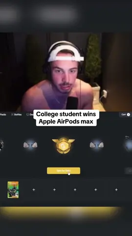 College student wins Apple AirPods max #kickstreaming 