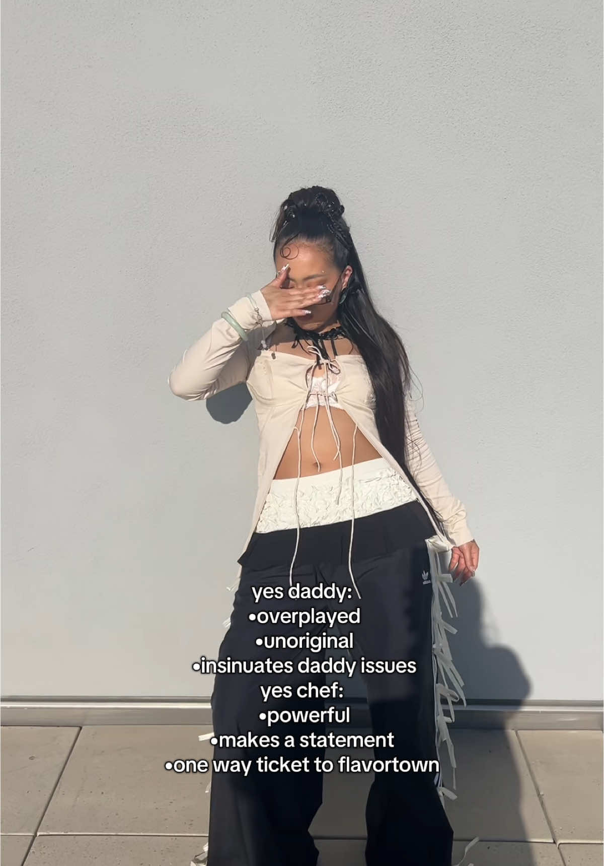 I have no beef with bad btches so if we beefing u must not be bad actually 