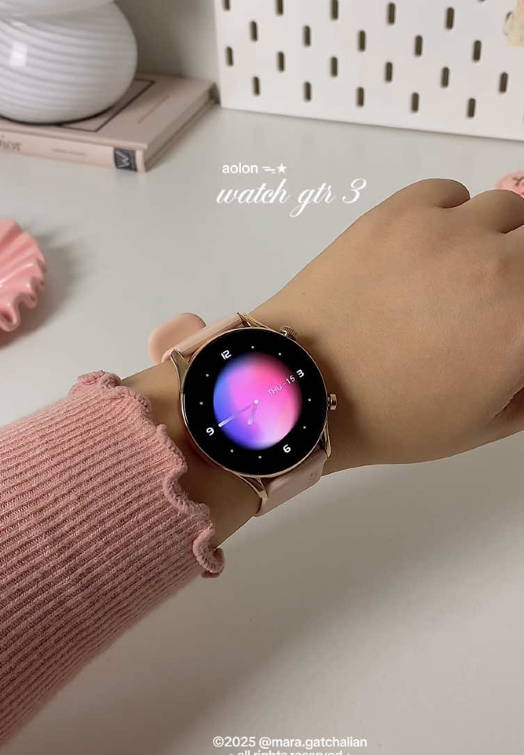 affordable smartwatch with amoled display and useful features 🤍💫 #aolonph #aolonphilippines #aolonwatch #aolonwatchgtr3 #aolongtr3 #waterproof #amoled #smartwatch #smartwatchreco #fyp #trending #viral #maragatchalian 