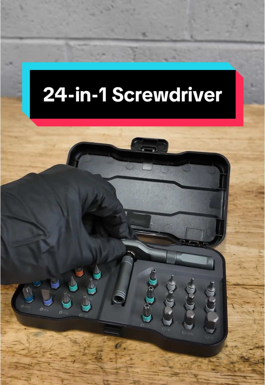 This 24-in-1 magnetic screwdriver surprised me 🔧 Way more versatile than I expected—and way better than dealing with worn-out hex tools. #ToolTok #CarTools #MechanicHack #Kswap #HondaBuild #CarMods #ToolReview #CarMechanic #TikTokAutoCampaign #tiktokshop 