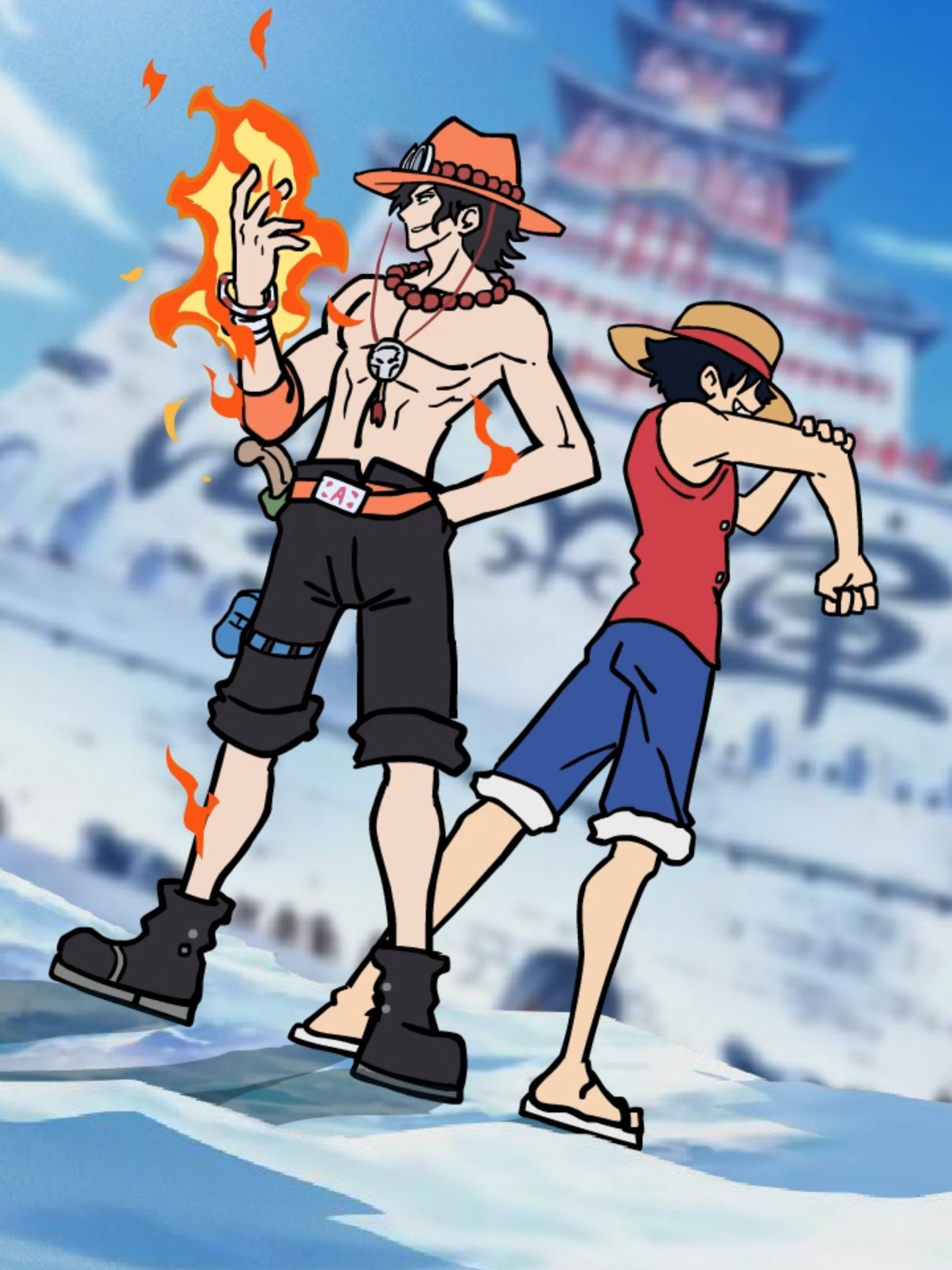 Multiverse: Jack X Captain #animation #cartoon #funny #multiverse #shorts