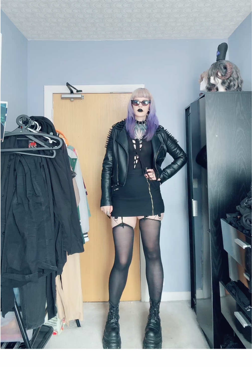 Authentic ‘I woke up like this’ aesthetic #goth #fyp #alt 