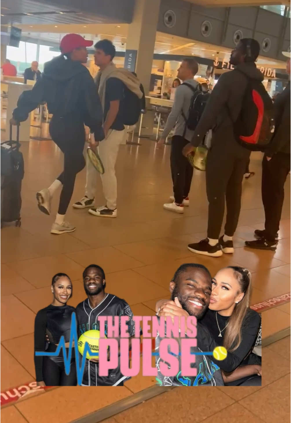 Couples that swing racquets together… stay together🥹😍 Frances Tiafoe & Ayan Broomfield are heading to Roland Garros ✈️🧡 Love is in the air (and on the clay!) 