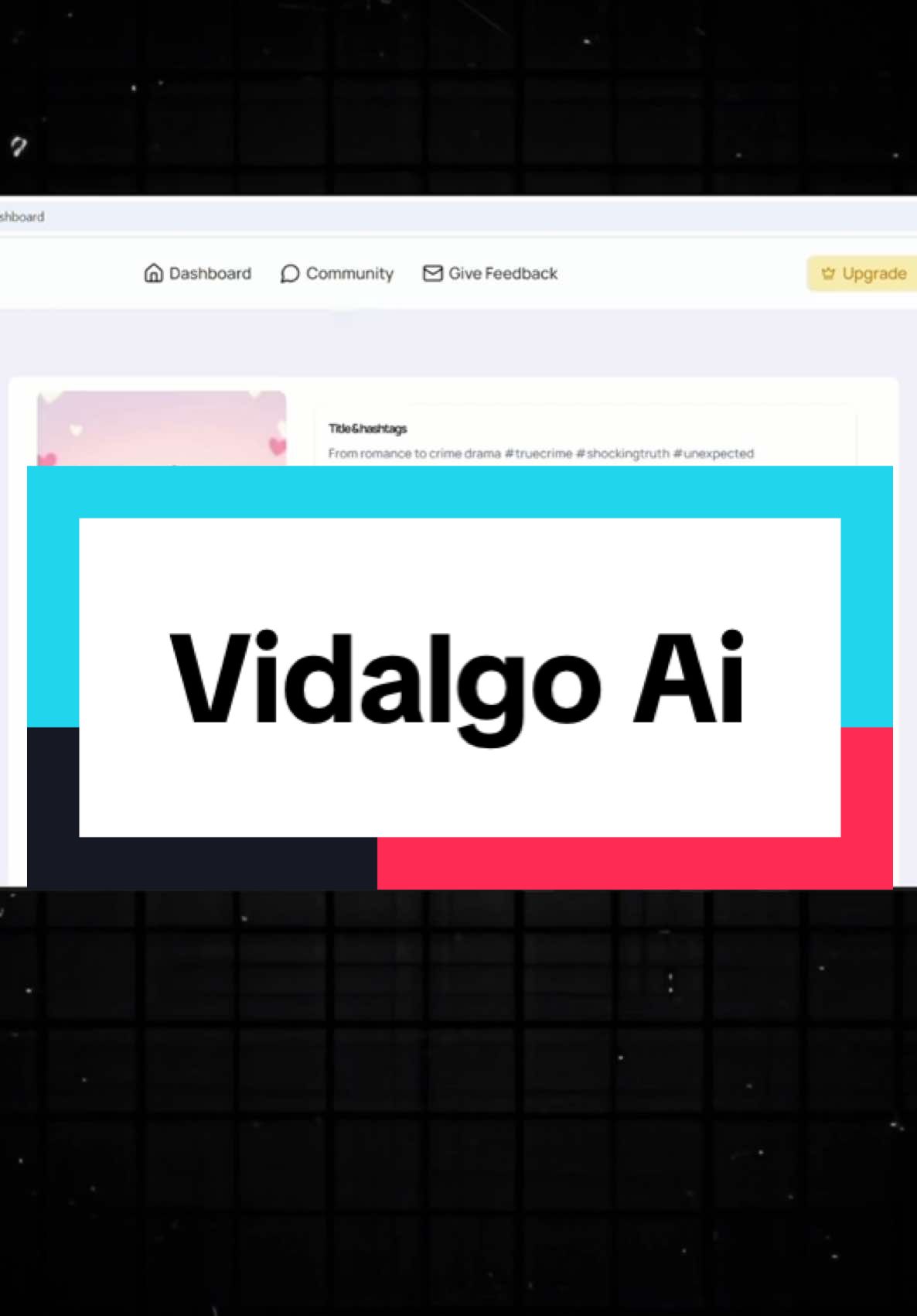 You can make those viral story videos using some simple text prompts. Vidalgo Ai make thats easy. #tiktokgrowth #ai #aitools #bossmediatech #chatgpt #freeaiphotoeditor #freeaitools #aiagent 