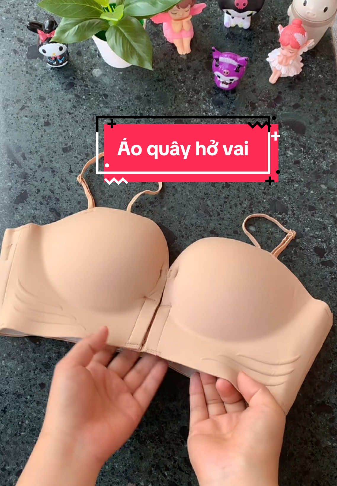 Áo bra k gọng đệm 4cm  dây cài trước mặc hè oki  cho tình yêu mặc áo hở vai nha#aolottaokhe ##quanaohottrend #aolot #bra #xuhuongtiktok #sănsale 