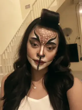 MAKE UP FANTASI (RUSA TOTOL)🦌 By: Lisabrina Mirza (005) Muse: Nataniela Ivana S. P (064) @unesa_pendidikantatarias @acosmetology24  #unesa #pendidikantatariasunesa #pendidikantatarias #tugasmakeup #makeupfantasy  #acosmetology24 