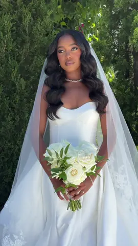 My bridal look 🥹🤍 It was so hard to imagine how it would all come together but looking back everything came together perfectly 💍 #2025bride 