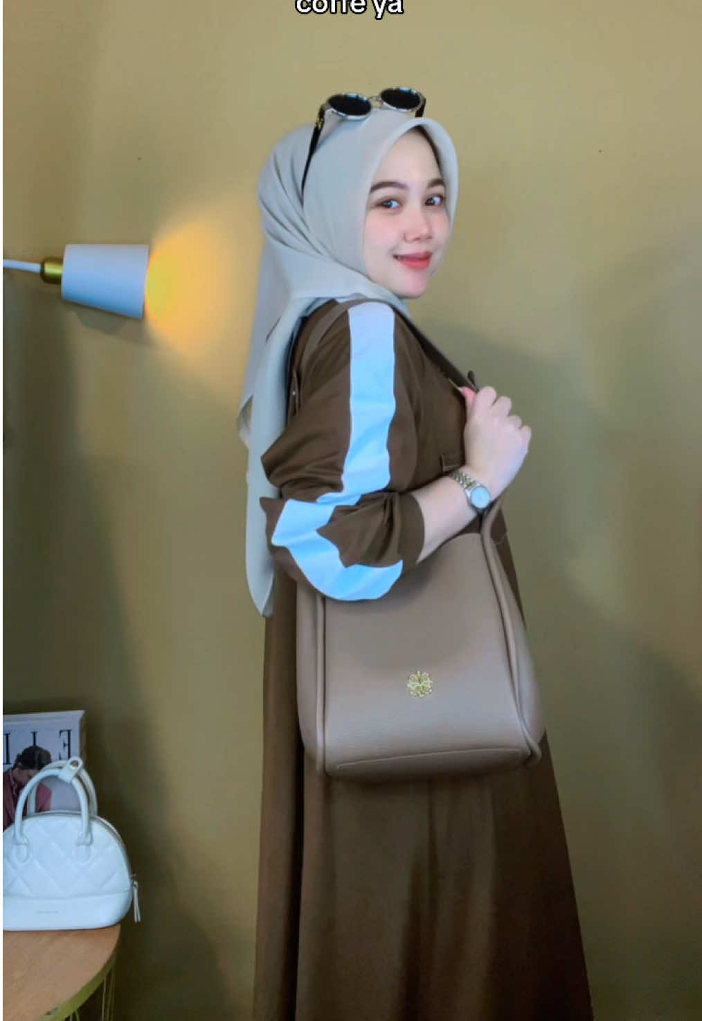 Warna coffe nya cakep bgt 🤎#rekomendasioutfit #dressmurah #dressmewah #OOTD #foryou #fyp 