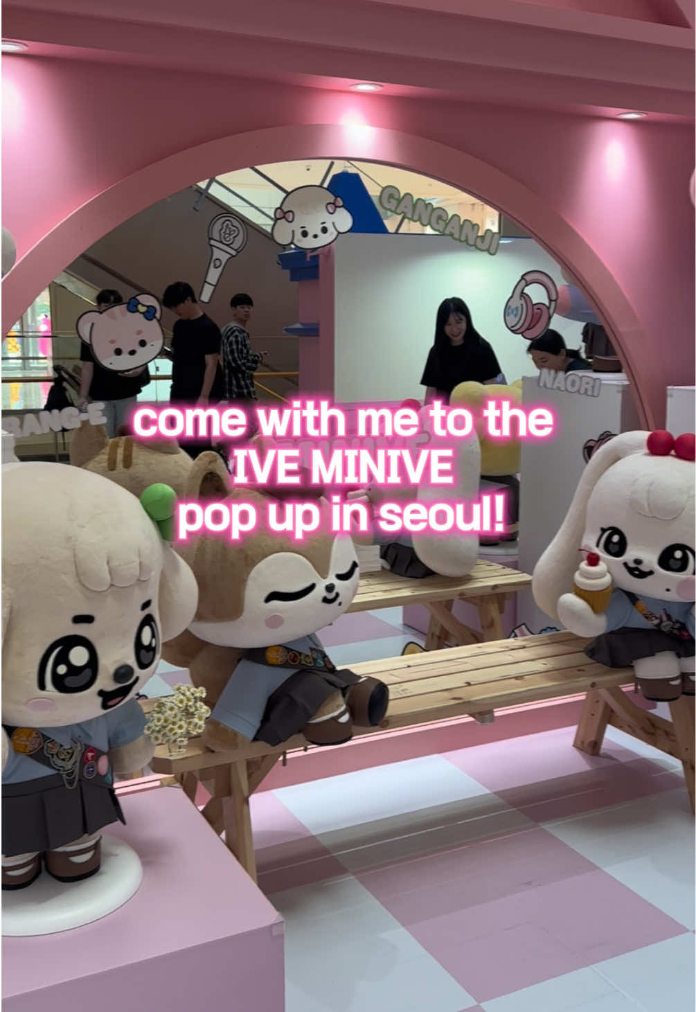 MINIVE are such cute characters! This pop up is adorable 🥹  #ive #ivepopup #minive #iveminive #kpop #kpopstore #kpopshop #kpopseoul #seoul #korea #아이브 #kpopfyp #fyp #fypシ゚ 