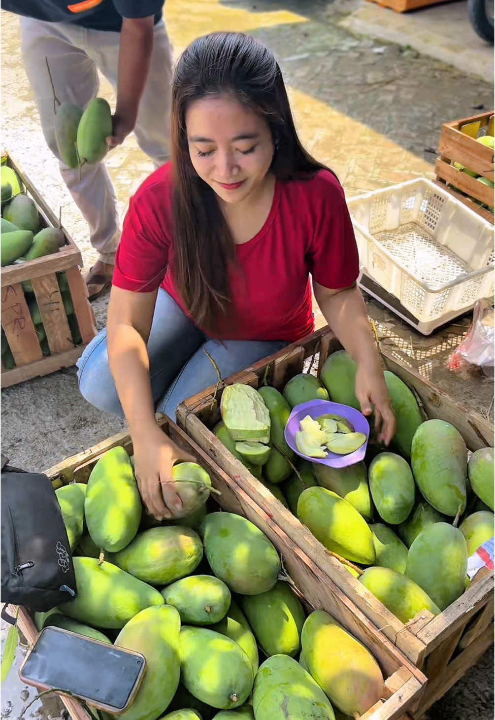mangga kiojay perhari ini 19rb/kg petian #bakulbuah #manggakiojay #revalinagrosirbuah #buahcikarang #manggamuda #grosirbuahcikarang 