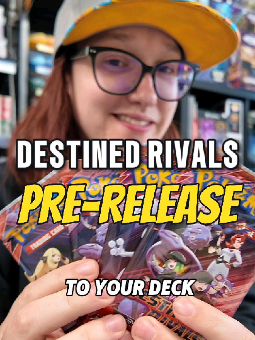 Come with me to a Pokémon Destined Rivals Pre-Release 😄 #pokemoncards #pokemontcg #destinedrivals #pokemontradingcardgame #pokemon 